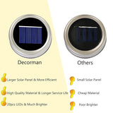 Solar Mason Jar Lid Lights, 6 Pack 20 Led Waterproof String Fairy Star Firefly Jar Lids Lights For Patio Garden Yard Law