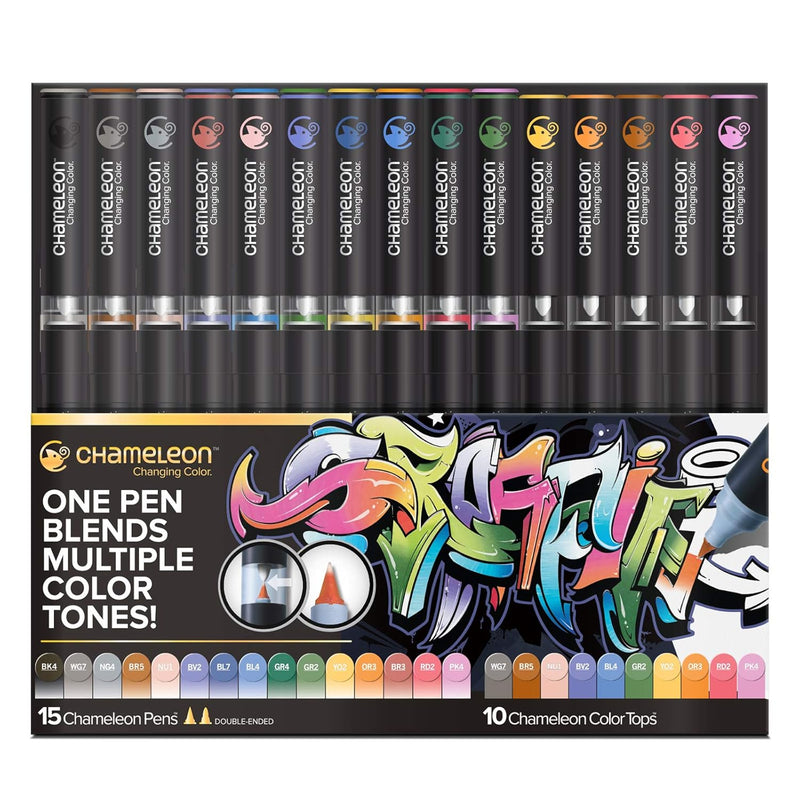 Art Products, 15 Pens + 10 Color Tops (25-Pen Deluxe Set)