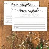50 Time Capsule Cards For 1St Birthday Or Baby Shower Game Activity,Advice And Wishes Cards,And Anniversary Card For Baby Shower Party Supplies.