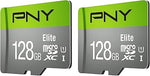 128GB Elite microSDXC 2-Pack, 100MB/s, Class 10, U1, Full HD, UHS-I