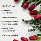 Funny Love Card - Hugs And Quiches For You - Love You Pun Greeting Cards For Happy Anniversary, Just Because, To Him, Her, Husband, Wife, Boyfriend, Girlfriend, Couple