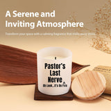 Pastor'S Last Nerve Oh Look It'S On Fire Candle Pastors Gift Minister Church Leader Scented Candles Home Office Jar Candles Lavender Scent Soy Wax Candle 9.5 Oz