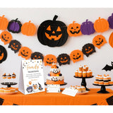 Halloween Baby Shower Wedding Games-Share Your Family Traditions, Pack Of 1 Sign And 50 Cards, Halloween Little Boo Spooky Baby Shower Decorations For Gender Reveal Party Activities