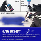 54 Color Ultimate Acrylic Airbrush, Leather & Shoe Paint Set With Cleaner, Thinner, 50-Plastic Mixing Cups, 50-Wooden Mix Sticks And A Color Mixing Wheel