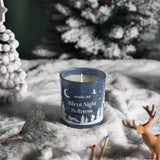 Christmas Scented Jar Candle - 6Oz Soy Wax Candle - Silent Night Softness Infused With Fresh Cut Spruce Branches Aroma - With Beautiful Keepsake Box Special For Christmas/Holiday Gifts
