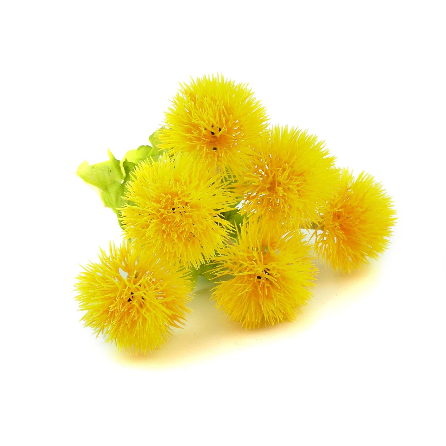 Artificial Flowers Yellow Dandelion 6 Bunches