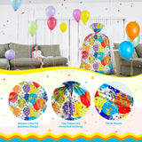 Extra Large Jumbo Happy Birthday Present Bag - 36''X48'' Xl Oversized Party Gift Wrapping Bags With Colorful Balloon Confetti Design