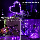 6 Pack Led Fairy Lights Battery Operated, Fairy String Lights 3 Modes Waterproof 7 Feet 20 Led Firefly Starry Lamps For