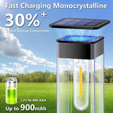 8 Pack Bright Solar Pathway Lights Waterproof 3000K Tungsten Filament Garden Yard Lights