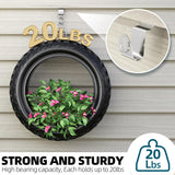 Heavy Duty Vinyl Siding Hooks 15 Pack, Stainless Steel Siding Clip For Hanging Outdoor Decor, No Hole Siding Hooks For Hanging Lights Wreath Christmas Decor