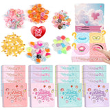 Valentine’S Day Gifts For Kids: 24 Pack Unique 4-In-1 Blind Box Sets Valentines Gift Card With Mochi Squishy Toys, Mini Kawaii Little Items For Girls Boys Classroom School Exchange Prize Party Favors