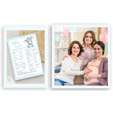 Blue Elephant Baby Shower Games — Baby Trivia Game — Pack Of 25 — Boy Shower Activity, Fun Facts, Little Peanut Couples Shower Birthday Party G501-Trv