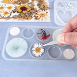 Resin Jewelry Molds, 128 Pcs Multiple Uv Resin Earring Mold With Holes, Basic Epoxy Keychain Kits Bundle Complete Set, Necklace Pendant Moldes Para Resina Epoxica For Female
