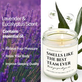 Boss Gifts For Women Men, Best Team Ever Candle, Employee Appreciation Gifts, Team Appreciation, Christmas Farewell Gift For Coworker, Boss Lady, Staff, 7Oz Lavender Scented Candles