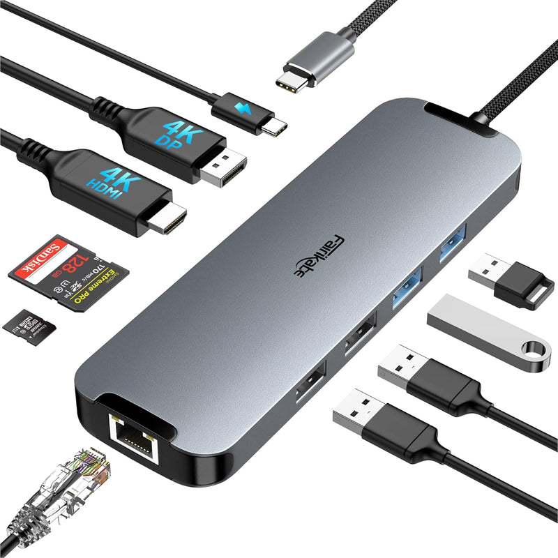 Usb C Hub Hdmi 4K60Hz, Usb C Docking Station To Displayport, Usb-C Thunderbolt