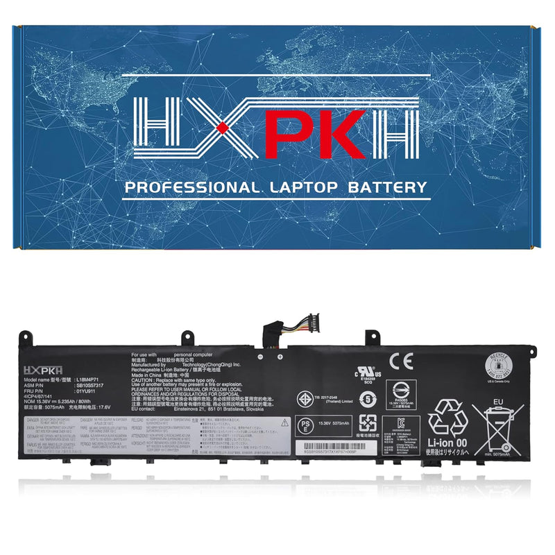 Hxpk L17C4P72 L17M4P72 L18M4P71 L17L4P72 Laptop Battery For Lenovo Thinkpad X1