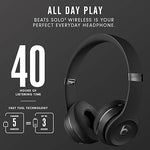 Wireless On-Ear Headphones, 40H Playtime, Apple W1 Chip, Mic, Class 1 Bluetooth, Black