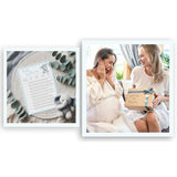 Blue Elephant Baby Shower Games — Baby Traditions Around The World Game — Pack Of 25 — Fun Facts Trivia, Little Peanut Boy Baby Shower Activity, Couples Shower Gender Reveal Party G501-Btw