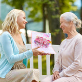 Happy 90Th Birthday Card, 3D Floral Pop Up 90Th Birthday Cards For Women Wife Mom Sister Friend, Elegant Greeting Cards Birth Day Gifts Includes Blank Envelope, 5" X7"
