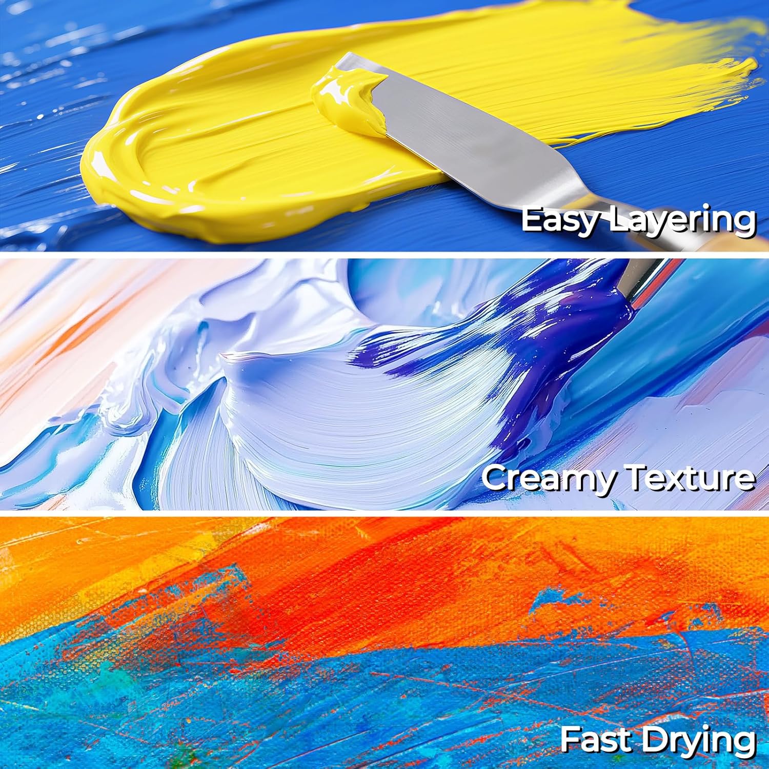 8 Primary Colors Acrylic Paint Set(4 Oz, 120 Ml), Rich Pigment, Non Toxic Craft Paint For Multi Surface Canvas, Wood, Ceramic, Rock, Fabric, Art Painting Supplies For Beginner & Artist Adult