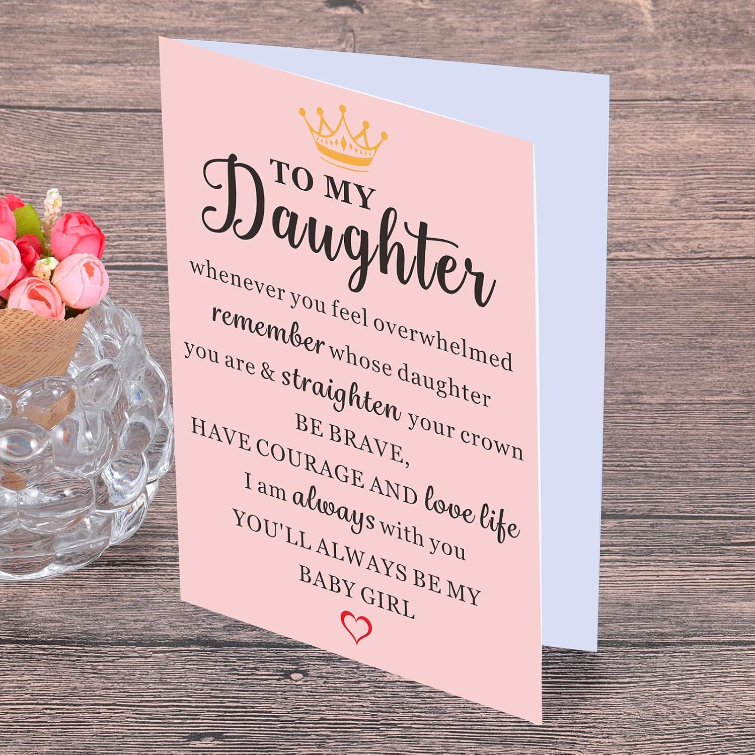 Back To School Supplies For Girls From Mom Dad Christmas Birthday Card For Daughter Adults Women Daughter Birthday Card From Parents Bonus Daughter In Law Gifts Inspirational Cards For Her Valentine