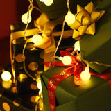 Globe String Lights, 40Led 13Ft String Lights Battery Powered, Waterproof Outdoor Indoor String Lights For Bedroom, Stri