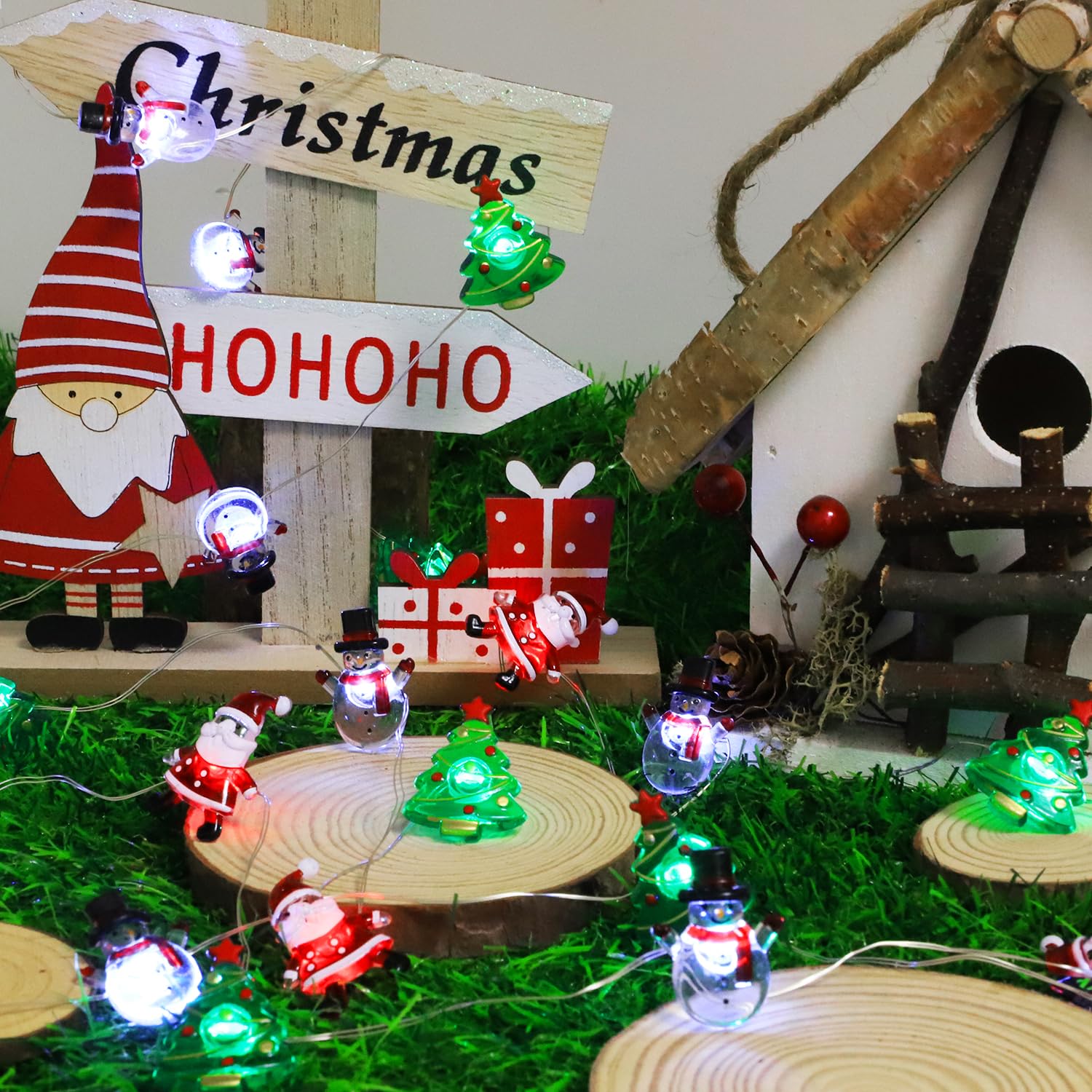 Christmas String Lights, 30 Led Copper String Lights With Remote Control &Waterproof Battery Operated Fairy Lights For I