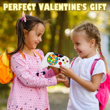 Valentines Day Cards For Kids School - 36 Pack Gamer Valentine'S Day Cards For Candy Holder, Mason Jar Valentines Day Card With Candy Bags For Class Daycare, Boys Valentine'S Card For Classroom