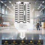 LED Corn Light Bulbs 6 Pack 50W 6500LM 500W Equivalent 5000K Daylight E26/E39 Warehouse Garage Lighting