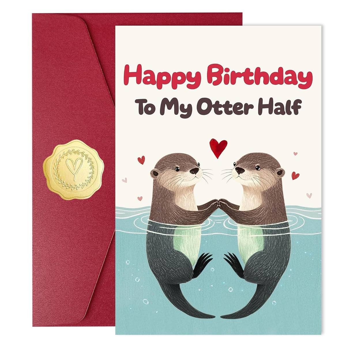 Funny Birthday Card & Gifts For Him,Her,Men, Women,Wife,Husband,Boyfriends And Girlfriends,Cute Happy Birthday Greeting Cards/Wedding Card/Valentine'S Day Cards 5X7 Inch