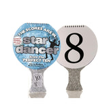 Paddle | Score Your Dad’S Terrible Dancing | Fun For All The Family | For Parties, Birthday Or Christmas Star Dancer (Us Version), Silver (Ot2072)