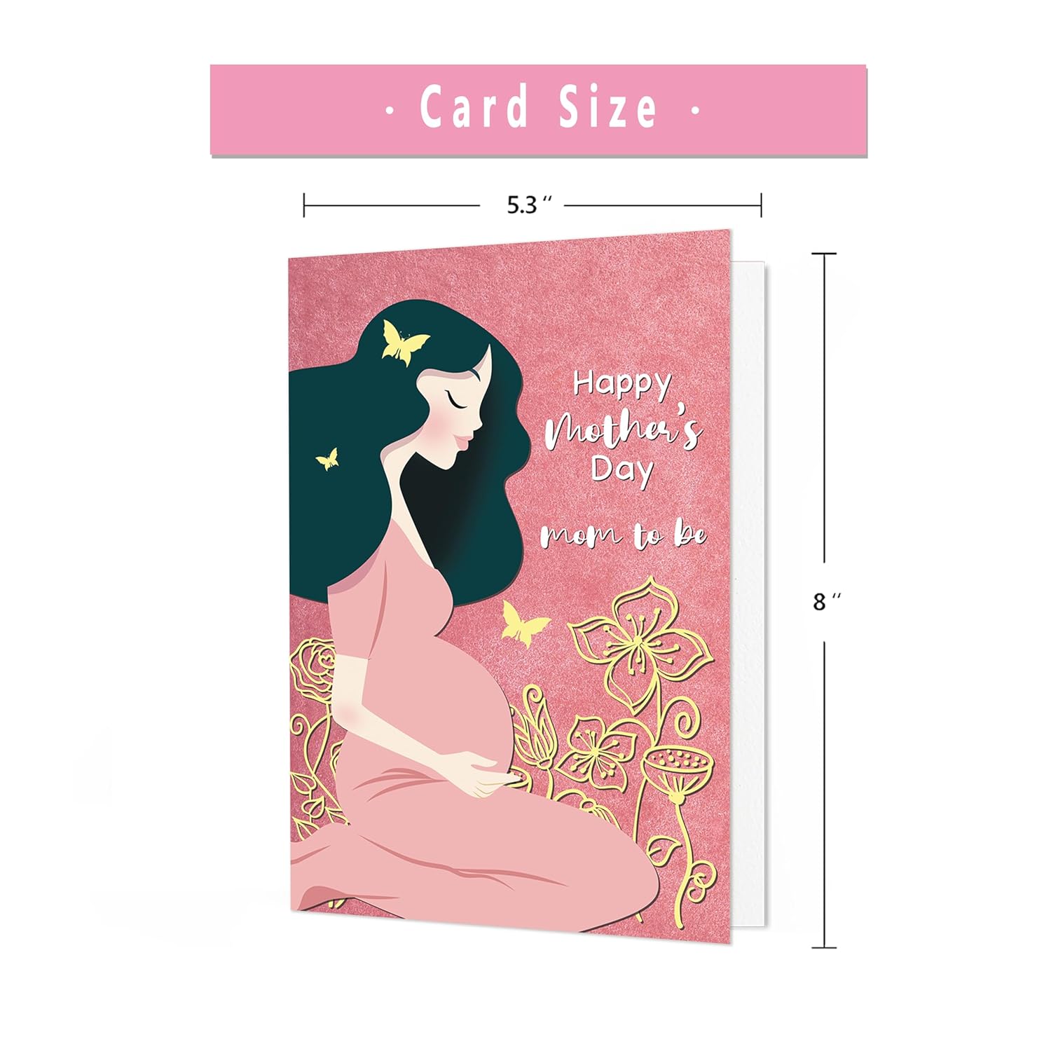 Mom To Be Mothers Day Card?Mothers Day Gift For Mom To Be & Mother To Be & Pregnant & Mommy To Be?First Mother'S Day Gifts Card For New Mom & Pregnant Mom