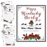 50Pcs Kentucky Horse Derby Bets Card – Horse Racing Invitation Betting Guessing Game Cards Party Supplies