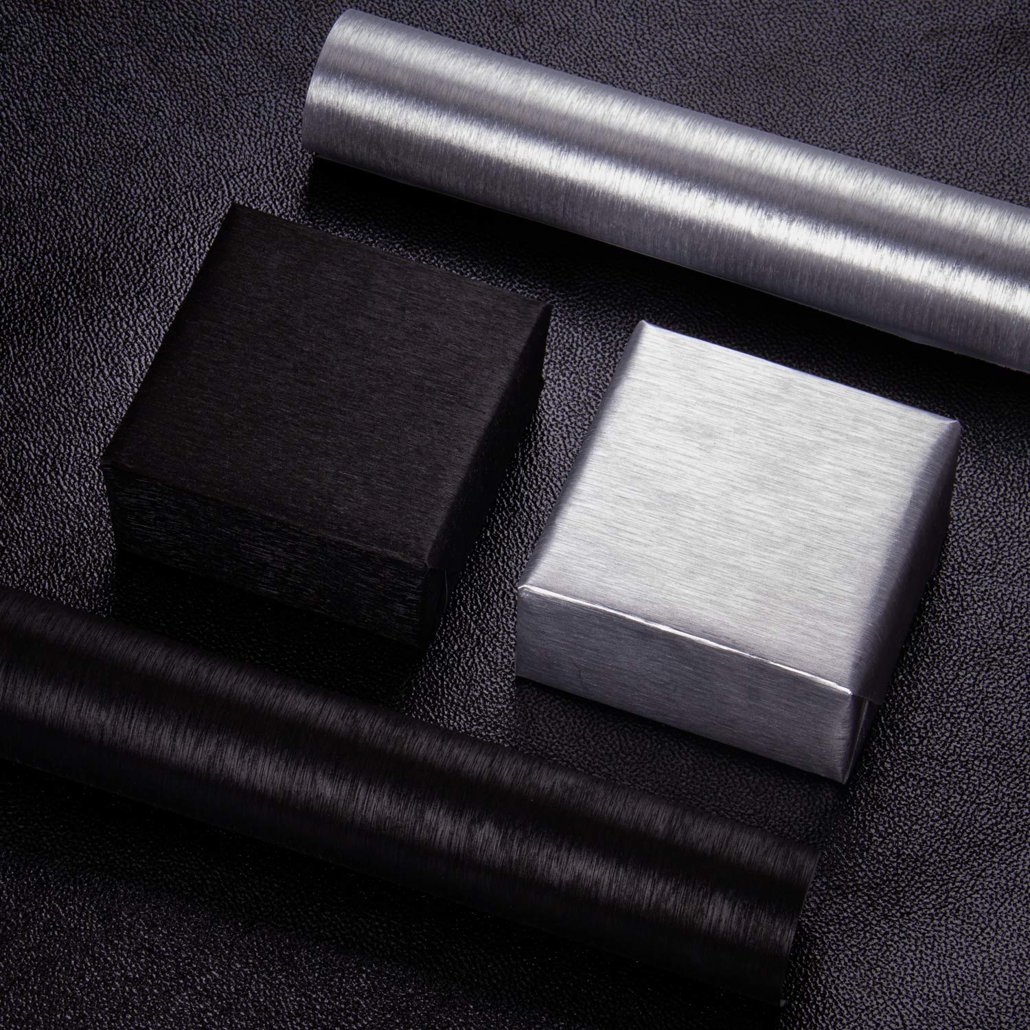 Wrapping Paper Roll - Mini Roll - 17 Inch X 16.5 Feet - Silver With Metallic Shine For Birthday, Holiday, Wedding, Baby Shower