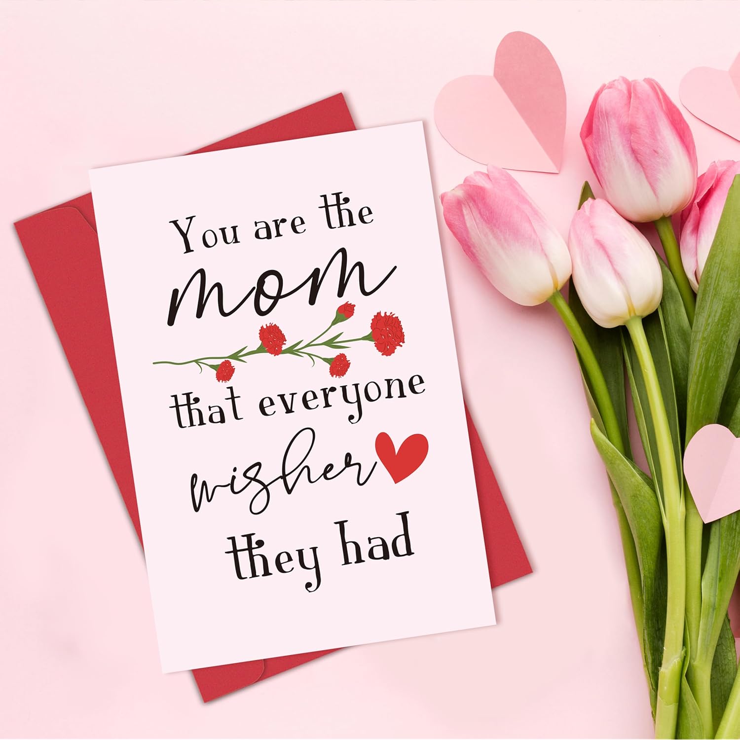 Funny Mother'S Day Card, Mother'S Day Gifts For Mom, Heartfelt Birthday Card From Son Daughter, You'Re The Mom That Everyone Wishes They Had