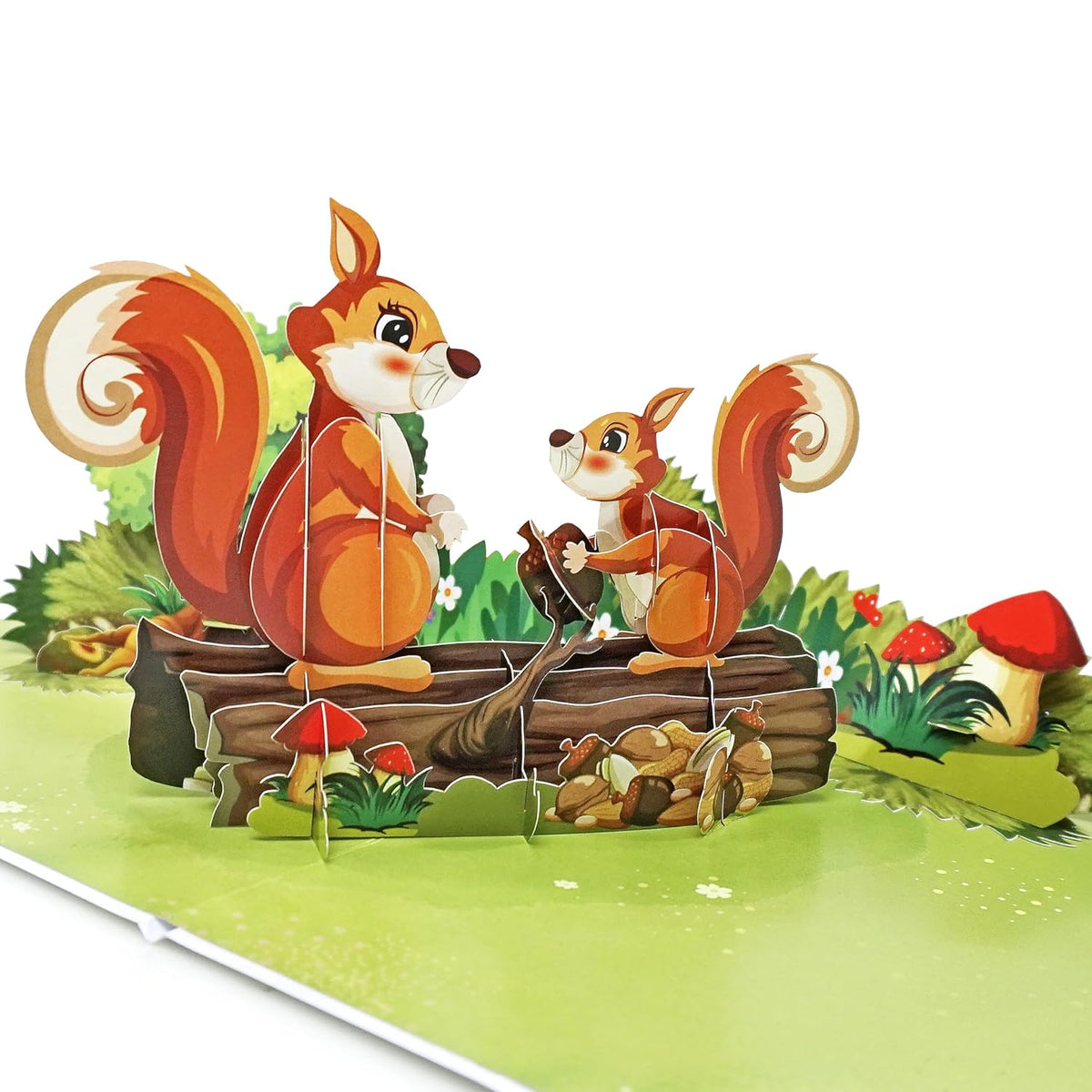 Cutpopup Mothers Day Card Pop Up, 3D Birthday Greeting Card, Mother'S Day Card For Women, Mom, Wife, Grandma, Aunt, Daughter (Mama Chipmunk)