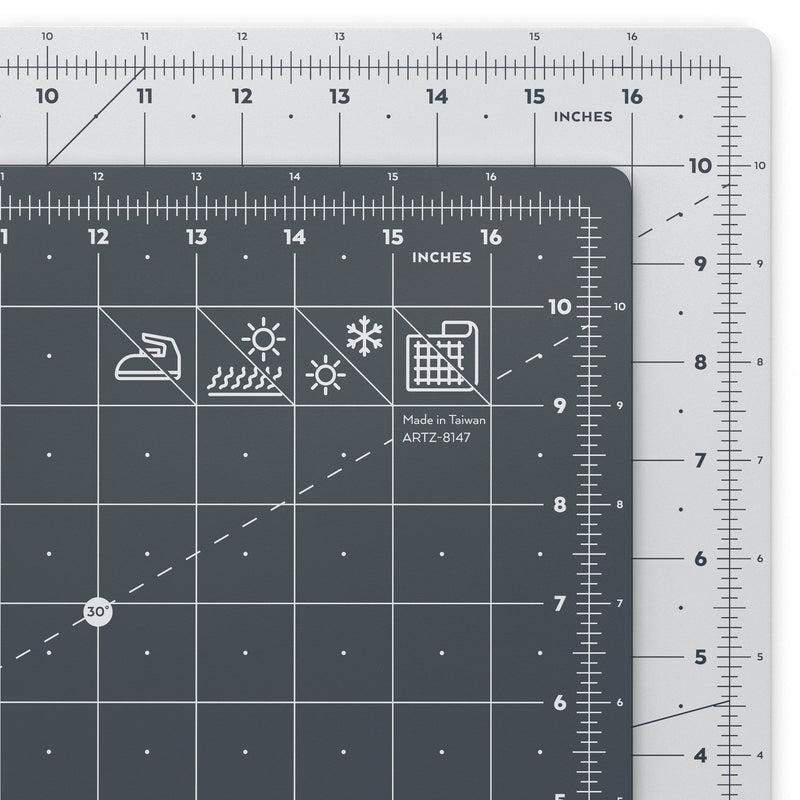 Self Healing Rotary Cutting Mat, 12"X18" With Grid & Non Slip Surface For Fabr