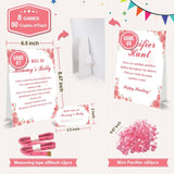 Baby Shower Games For Girl-8 Games,Fun And Easy To Play,Includes Baby Shower Bingo,Price Is Right,Guess Who Mommy Or Daddy,Word Scramble,Prediction And Advice,How Big Is Mommys Belly,Pacifier Hunt