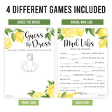 40 Lemon Funny Bridal Shower Games 20 Guests-Wedding Games For Bridal Shower, Couples Wedding Shower Games For Couples, Games For Bridal Shower Bingo Game, Bridal Party Games