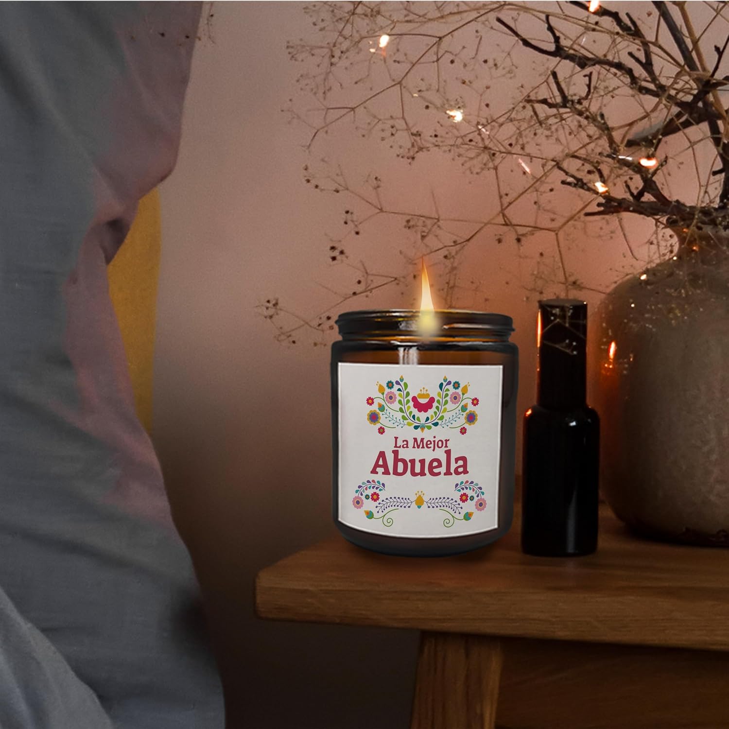 Abuela Candle, Abuela Gifts In Spanish, Abuela Gifts From Grandchildren, Abuela Mothers Day Gifts, Best Grandma Gifts, Grandma Gifts For Christmas Birthday, La Mejor Abuela Scented Candles