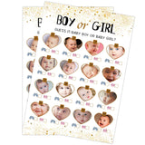 Boy Or Girl Baby Shower Game-31 Cards(Including Answers),Gender Reveal Party,For Mom, Dad, Kids, Women, Men, Gender Neutral Unisex Set