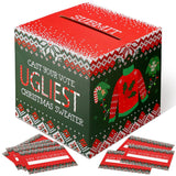 51 Pcs Ugly Sweater Party Voting Cards Sets With 1 Ugly Sweater Contest Ballot Box And 50 Voting Cards For Xmas Decorations Winter New Year Office Holiday Party Supplies