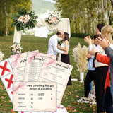 Pink Wedding Friendly Feud Quiz, Bow Bridal Shower Friendly Feud Game Set For Reception And Guests, Bridal Shower Game, Engagement Party Games, Bachelorette Party Decor & Supplies-04
