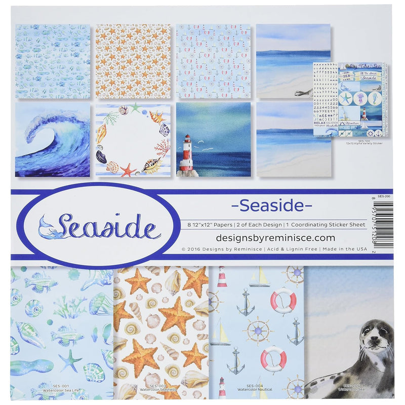 Seaside Collection Kit, Multicolor, 12" By 12", (Ses-200)