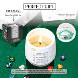Pavilion Gift Company - May 11 oz Wax Reveal Candle, Natural Soy Wax Birthstone Candle, Jasmine Scented, Gemstone Candle with Crystal Inside, Birthday Gifts for Women, 1 Count