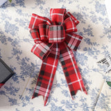 Red And Black Wired Ribbon 2.5 Inch Red And Black Buffalo Check Ribbon Christmas Plaid Ribbon 25 Yards Black And Red Buffalo Plaid Ribbon For Christmas Tree, Garland, Wreath Bow
