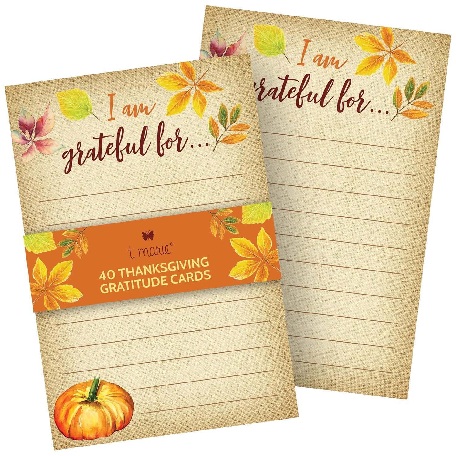 40 Thanksgiving Game Gratitude Cards - Name And Table Place Cards - Family Activity For Everyone