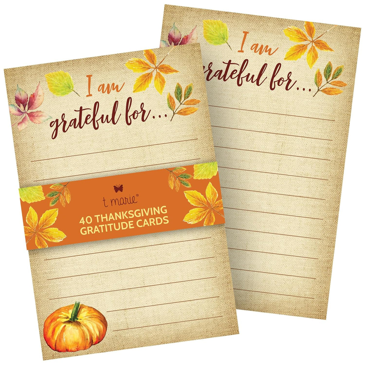 40 Thanksgiving Game Gratitude Cards - Name And Table Place Cards - Family Activity For Everyone