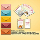 Thanksgiving Scavenger Hunt Clues Card, 2.1 X 3.5 Inches Cards, Double Side Fall Game Card, Thanksgiving Activity, Turkey Game
