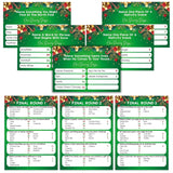 Christmas & Family Feud Games - Party Supplies For Adults & Baby Showers - Xmas Holiday Activity Decorations (F001)